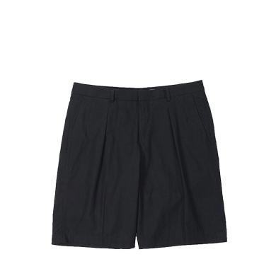 【支持购物卡】Zegna/杰尼亚新款男士棉质黑色休闲运动短裤香港直邮