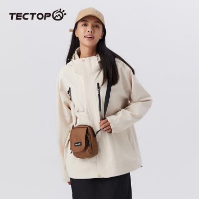TECTOP/探拓户外冲锋衣可拆卸三合一外套保暖防风防水女款登山服