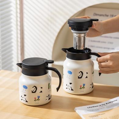 摩登主妇mototo熊猫保温壶家用大容量热水瓶暖水壶暖瓶闷茶焖茶壶