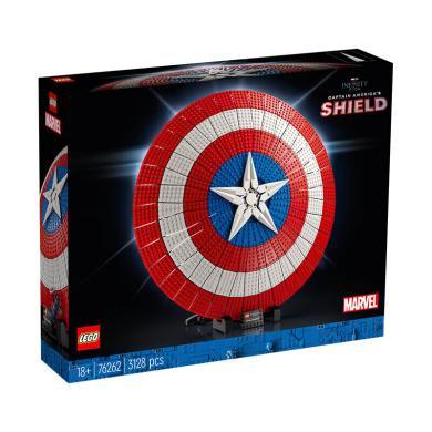 乐高（LEGO）积木拼装超级英雄76262美国队长盾牌18岁+玩具漫威圣诞礼物