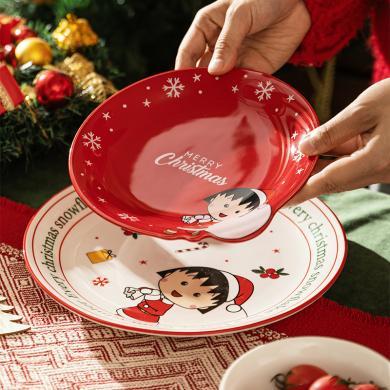 【摩登主妇&樱桃小丸子】圣诞礼物碗盘餐具家用饭碗盘子碟子餐盘