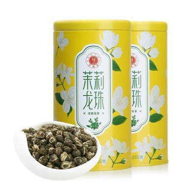 艺福堂茉莉龙珠横县茉莉花茶2023新茶特级浓香型绿茶叶散装