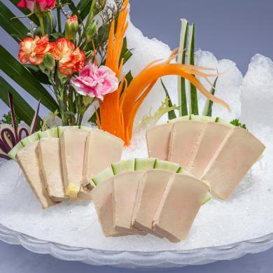 【即食】崇鲜 清酒鹅肝200-500克 刺身即食冷冻西餐料理切片