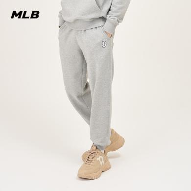 【预售2-3天】MLB男女情侣纯色休闲运动刺绣logo长裤束脚新款H-3APTB0134