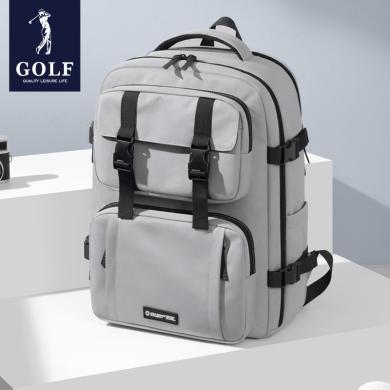 GOLF/高尔夫新款男士双肩背包男15.6寸电脑包男大容量户外休闲旅行背包休闲运动书包 GAS13901