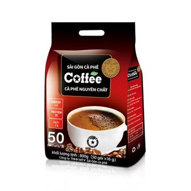 西贡原味咖啡50条速溶咖啡粉越南进口800克