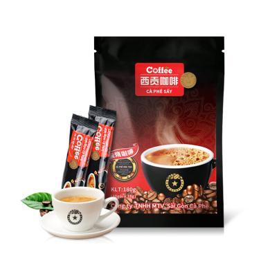 西贡咖啡炭烧/原味/猫屎咖啡180g10条越南进口三合一速溶咖啡粉M