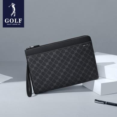 GOLF/高尔夫男士手包新款时尚商务手提信封包大容量手拿夹包手抓包钱包手腕包 S203781