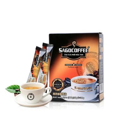 西贡醇香特浓咖啡越南进口速溶咖啡粉三合一原味200克  M