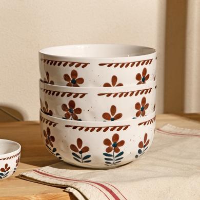 摩登主妇8英寸陶瓷碗家用日式餐具泡面碗汤盆大号螺蛳粉碗盛汤碗