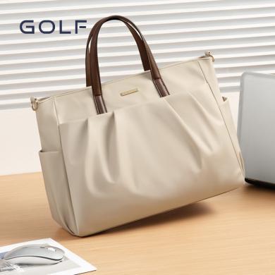GOLF/高尔夫电脑包男女手提包商务大容量15英寸笔记本电脑包出差手提公文包单肩斜挎包 GAL23811