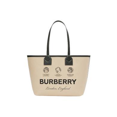 【支持购物卡】BURBERRY 博柏利/巴宝莉 女士字母Logo印花单肩手提包托特包子母包香港直邮