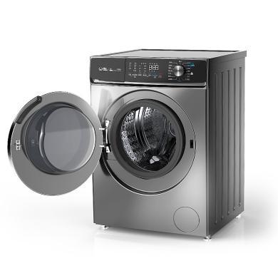 威力10公斤全自动滚筒洗衣机3D蒸汽烘干变频滚筒洗衣机高温桶自洁LED显示屏洗烘一体 XQG100-1438DPH