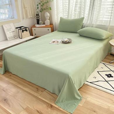 DREAM HOME  床上用品纯棉床单单件素色单床单全棉A类针织棉柔软床单纯棉单品床单[不含枕套]YIX