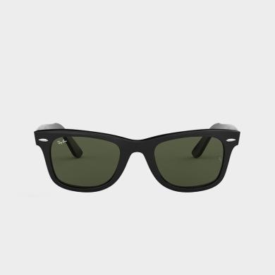 【支持购物卡】 雷朋 太阳镜徒步旅行者系列男女款方形墨镜黑色镜框绿色镜片0RB2140F-901-52