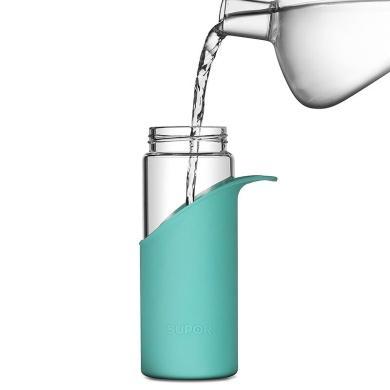 苏泊尔玻璃杯耐热玻璃水杯透明水晶杯便携泡茶杯 KC28AV1