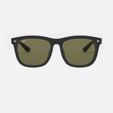 【支持购物卡】雷朋 方形墨镜男女开车眼镜 黑色镜框绿色偏光镜片 0RB4260D-601/9A-57