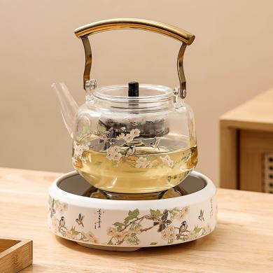 岳恒电陶炉新款家用静音天猫精灵智能煮茶器小型台式泡茶茶具