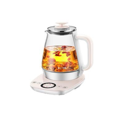 苏泊尔（SUPOR） 养生壶 1.5L 高硼玻璃 多功能 智能预约 全自动加热 煮茶壶煮茶器 SW-15Y12【白色】