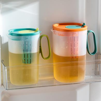 摩登主妇冷水壶耐高温凉水壶塑料家用凉水杯大容量装水容器果汁壶