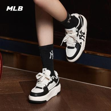 【2-3天发货】MLB男女情侣运动板鞋厚底休闲复古学长鞋潮新款3ASXCLB3N