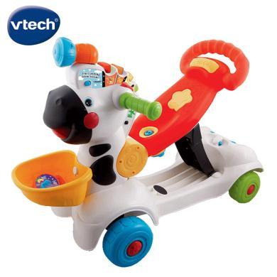 伟易达（VTECH）儿童玩具手推车 小斑马多功能车 踏行车摇马1-3岁男女孩生日礼物