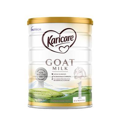 澳洲新西兰进口 karicare可瑞康 婴幼儿宝宝羊奶粉900g/罐 （0-6个月）1段 山羊奶