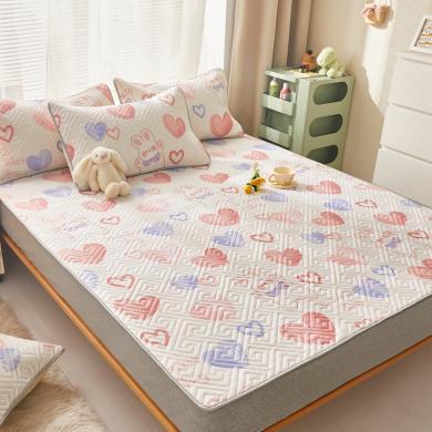 DREAM HOME 全棉床垫床护垫软床垫席梦思保护垫 夹棉薄床垫SHJ1073722