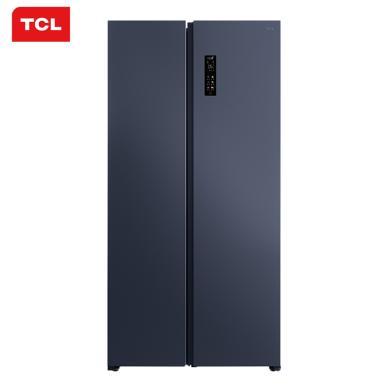 【母亲节孝心礼】618升TCL冰箱超薄零嵌系列双开对开门超薄嵌入式大容量家用冰箱一级变频底部散热 R618T9-SQ-烟墨蓝-R618T9-SQ-烟墨蓝