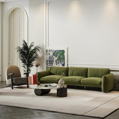 现代免洗沙发 baxter布艺沙发意式极简小户型科技布沙发组合