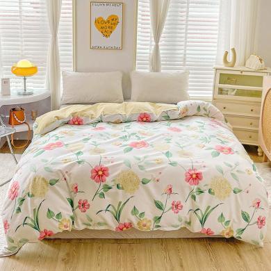 DREAM HOME  床上用品纯棉被罩家用单被套纯棉被套印花单品被套单件ENZ