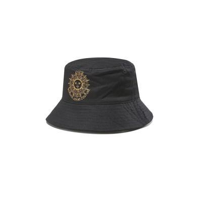 【支持购物卡】范思哲帽子 男女通用棉质徽标图案渔夫帽 E72GAZK07-EZG088-EG89 黑色 M
