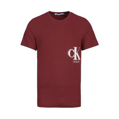 【支持购物卡】CALVIN KLEIN/卡尔文克雷恩CK 男士时尚潮流休闲短袖T恤 香港直邮