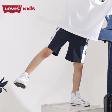 Levi's 李维斯童装男童短裤夏季儿童针织休闲舒适五分裤子 【rookie精选】 LV2222168GS-001