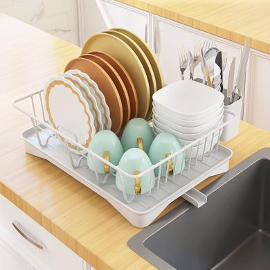 奥纳斯厨房置物架水槽碗碟收纳架家用多功能碗筷碗盘收纳架单双层沥水架