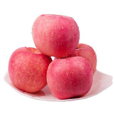 【陕西特产】陕西红富士苹果 5斤装 9枚85-90mm 脆甜多汁 时令新鲜孕妇水果 生鲜苹果