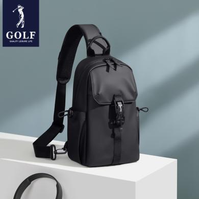 GOLF/高尔夫新款胸包休闲日系单肩包男小背包潮流斜挎包时尚大容量腰包 D352991