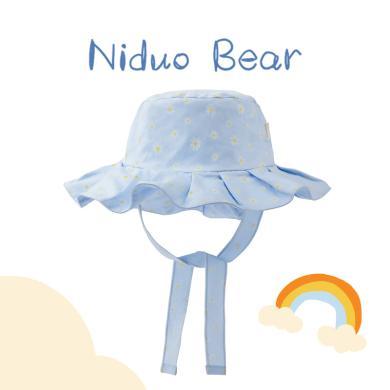 尼多熊帽子儿童渔夫帽春夏婴幼儿公主风防晒遮阳MS201