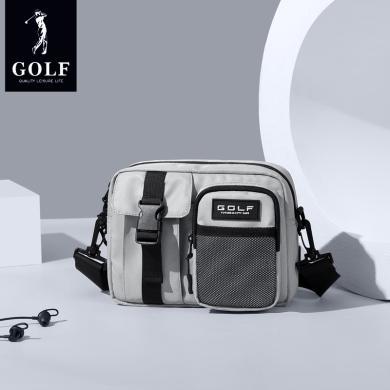 GOLF/高尔夫新款男士斜挎包男胸包工装运动背包大容量邮差包时尚通勤单肩包男包包 GAD21992