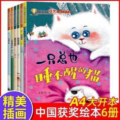 中国当代获奖绘本（全6册）3-6岁 儿童绘本故事书儿童文学注音版读情绪管理与性格培养绘本