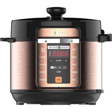 美的（Midea）电压力锅6L升大容量智能预约高压锅 家用多功能双胆高压电饭煲MY-50RZB05