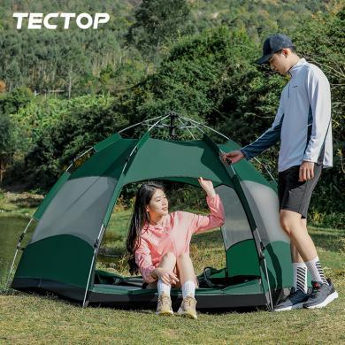 TECTOP/探拓户外自动帐篷便携折叠加厚防风露营旅游帐篷大空间双人帐篷