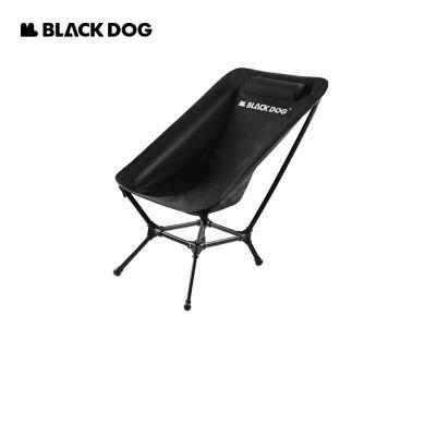 Blackdog黑狗户外折叠月亮椅铝合金便携钓鱼沙滩新款露营高背椅 CBD2300JJ012