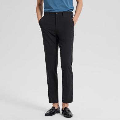 【易打理】才子男装垂感西裤男士夏季新款黑色商务正装西装裤50235E0520