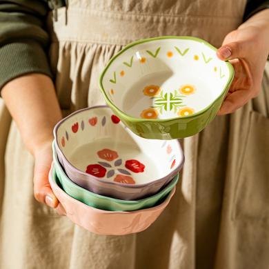 摩登主妇空气炸锅专用碗舒芙蕾烤碗鸡蛋羹蒸碗家用小碗陶瓷沙拉碗