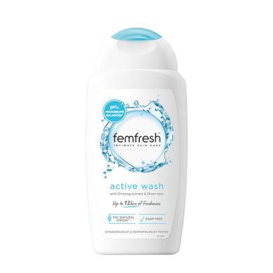 英国 femfresh芳芯 护理液新版 百合味女性私处清洁液洗液250ml
