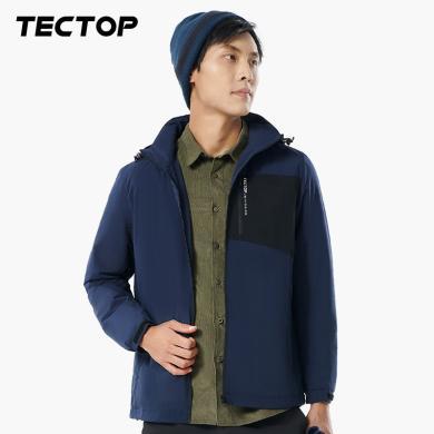 TECTOP/探拓户外秋冬新款单冲锋衣男款防风保暖旅行徒步登山外套