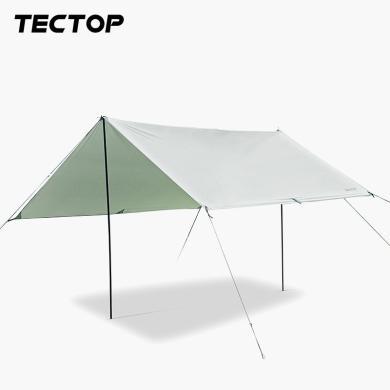 TECTOP探拓防晒多人涂银天幕帐篷超轻户外精致露营野营防雨遮阳棚容6-8人