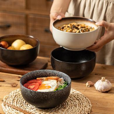 摩登主妇日式泡面碗餐具面条碗家用大碗拉面碗汤碗防烫陶瓷汤面碗