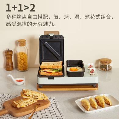 松下（Panasonic）多士炉NF-MS01ASQ 电热锅 多功能烤面包机